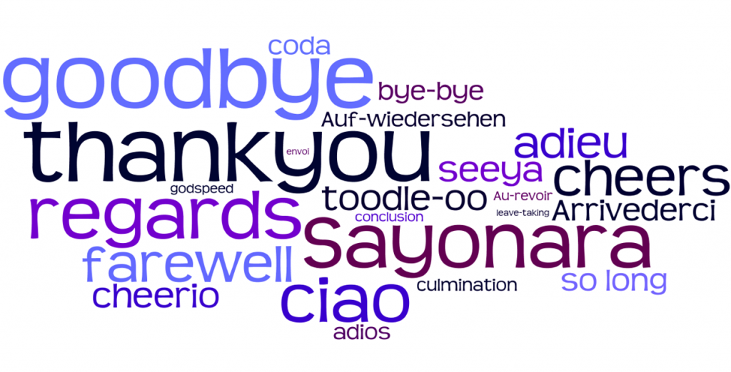 gracias por habernos acompañado